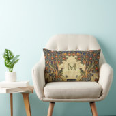 ラファエリー前Wm.モリスのカスタマイズ可能モノグラム ランバークッション (椅子)
