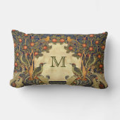 ラファエリー前Wm.モリスのカスタマイズ可能モノグラム ランバークッション (正面)