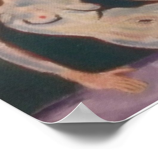 ラファエルсアノッサの少女と傘 ポスター (角)