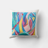 ラファエルсアノッサ枕ク鮮やかビズム クッション (裏面)