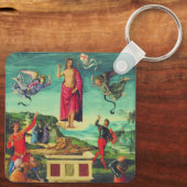 ラファエルによるイエス・キリストの復活 キーホルダー (裏面)
