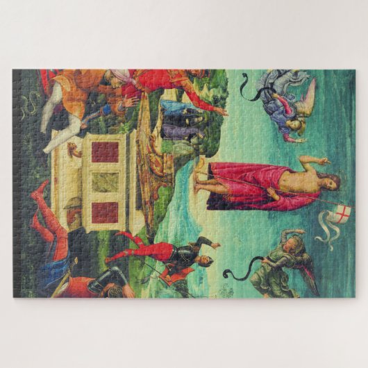 ラファエルによるイエス・キリストの復活 ジグソーパズル (横)