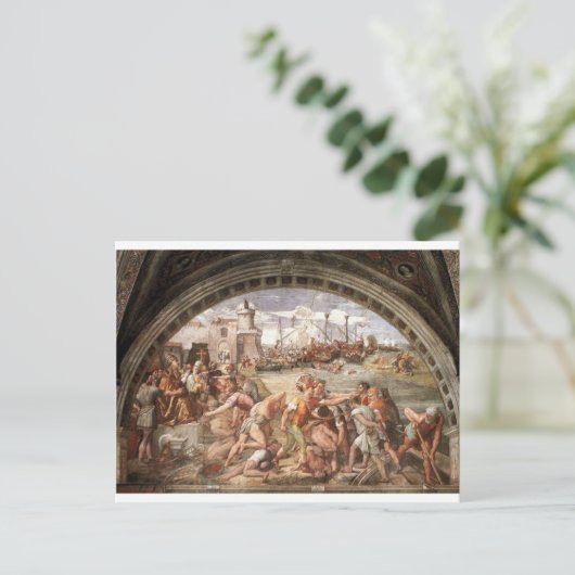 ラファエルによるオスティアの戦い ポストカード (スタンド正面)