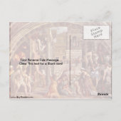 ラファエルによるボルゴでの火災 ポストカード (裏面)