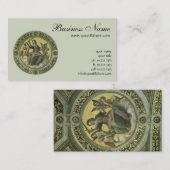 ラファエルによる正義(バチカンのフレスコ) 名刺 (正面/裏面)