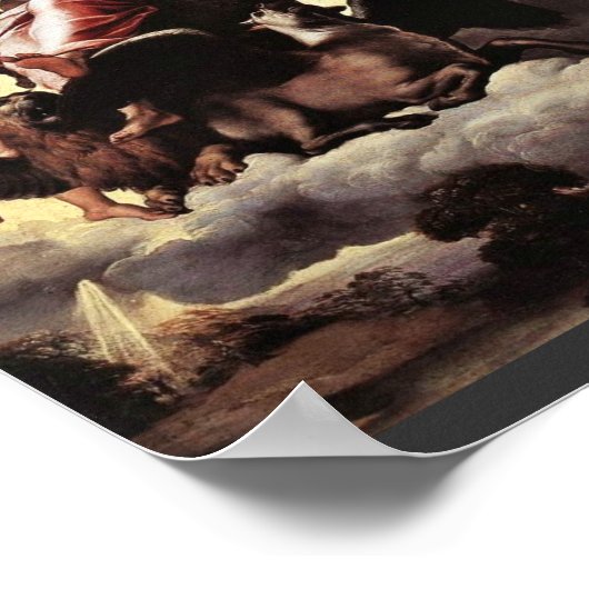 ラファエルによる聖なる預言者エゼキエルの幻 ポスター (角)