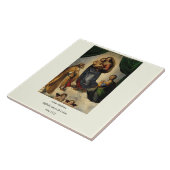 ラファエルのクラシック「システィンマドンナ」(1513年頃) タイル (側面)