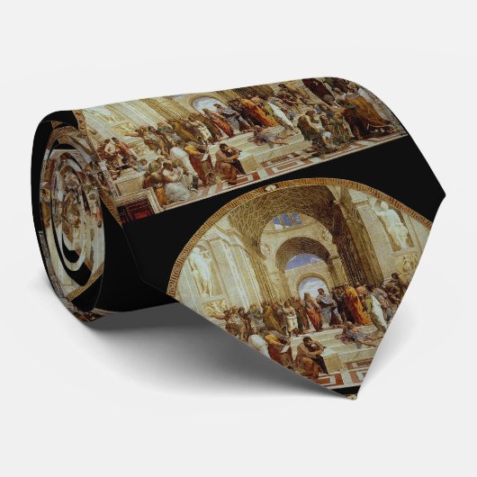 ラファエルの「アテネの学校」(1511年頃)タイ ネクタイ (ロール)