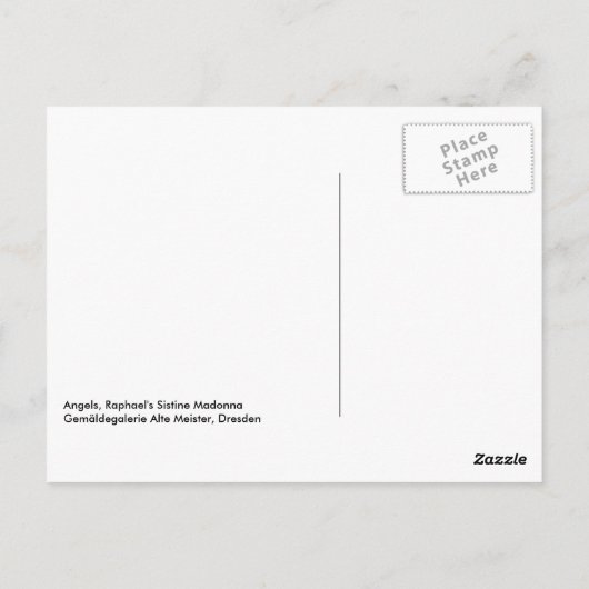 ラファエルアンジェル ポストカード (裏面)