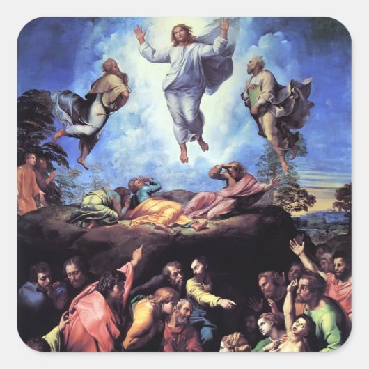 ラファエルアートワー絵画クの スクエアシール (正面)
