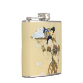 ラファエルキルヒナーヴィンテージピンアップイラストレーション フラスク (右)