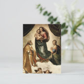 ラファエルクラシックの「システィーナマドンナ」（1513年頃） 招待状 (スタンド正面)