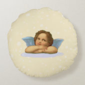 ラファエルスタイリッシュケルビオンライトベージュ ラウンドクッション (裏面)