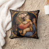 ラファエルズマドンナ装飾用クッション クッション (ブランケット)