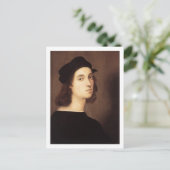 ラファエルセルフポートレートポストカード ポストカード (スタンド正面)