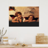 ラファエルチェルウブシスチンマドンナ2エンジェル ポスター (キッチン)