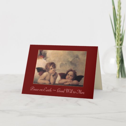 ラファエルチェルウブスクリスマスカード シーズンカード (正面)