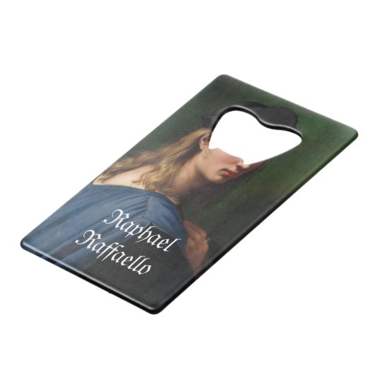 ラファエルラファエロビンドアルトビティ有名絵画な物 クレジットカード栓抜き (正面アングル)