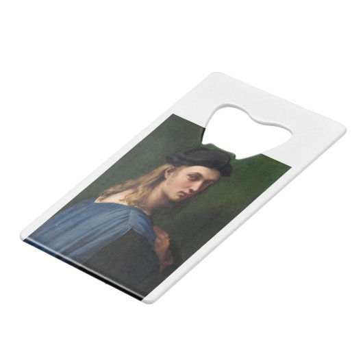 ラファエルラファエロビンドアルトビティ有名絵画な物 クレジットカード栓抜き (裏面アングル)