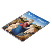 ラファエルラファエロマドンナアンドチャイルド乳児サン ノートブック (左側)