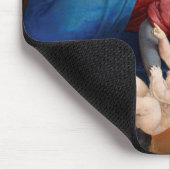 ラファエルラファエロマドンナアンドチャイルド乳児サン マウスパッド (コーナー)