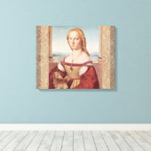 ラファエルレディーアンドユニコーンクラシック キャンバスプリント (インサイチュ (ウッドフロア))