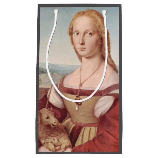 ラファエルレディーアンドユニコーンクラシック スモールペーパーバッグ (正面)