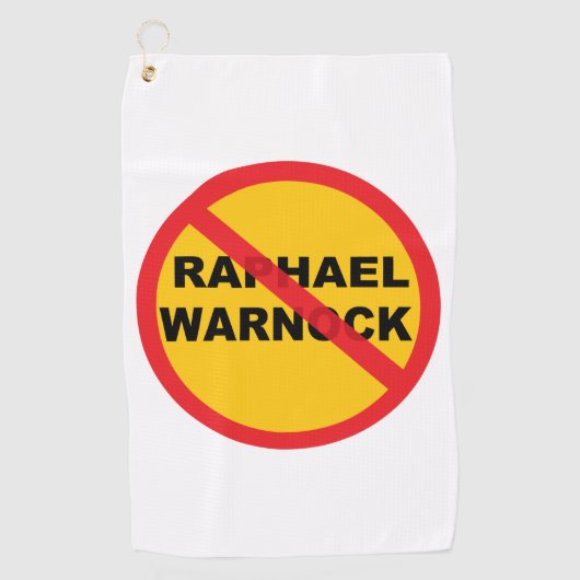 ラファエルワルノックの危険 ゴルフタオル (正面)