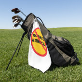 ラファエルワルノックの危険 ゴルフタオル (グリーン)