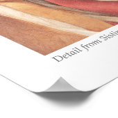 ラファエルヴィンテージアートプリントザシスティーナマドンナ ポスター (角)