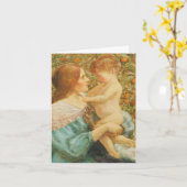 ラファエル前派の母の日カード カード (黄色い花)