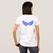 ラファエル天使とかき文字 Tシャツ (裏面フル)