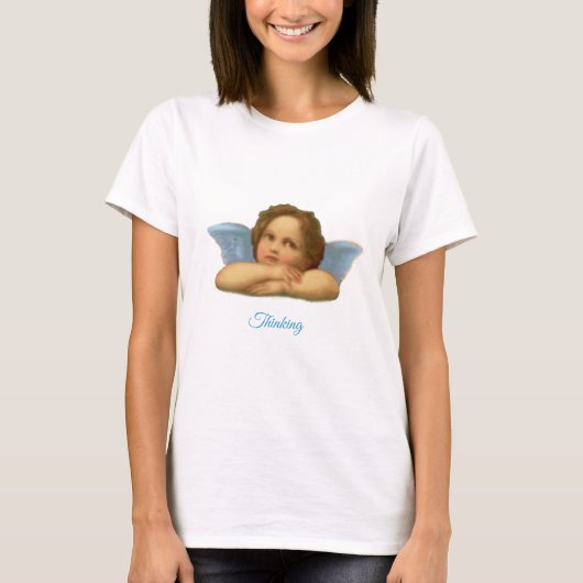 ラファエル天使とかき文字 Tシャツ (正面)