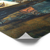 ラファエル荷車を引く魚の奇跡 ポスター (角)