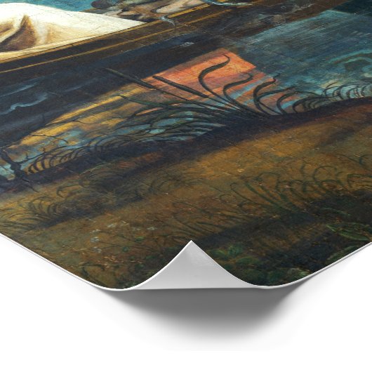 ラファエル荷車を引く魚の奇跡 ポスター (角)