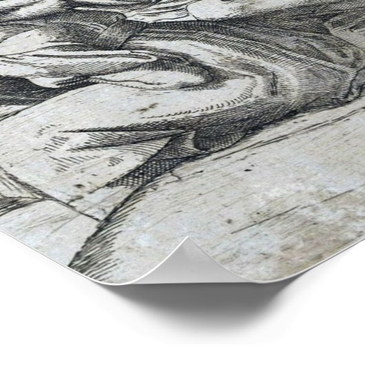 ラファエル荷車を引く魚の奇跡 ポスター (角)