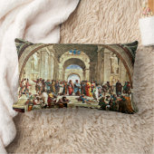 ラファエル：アテナイ絵画ズ校 ランバークッション (ブランケット)