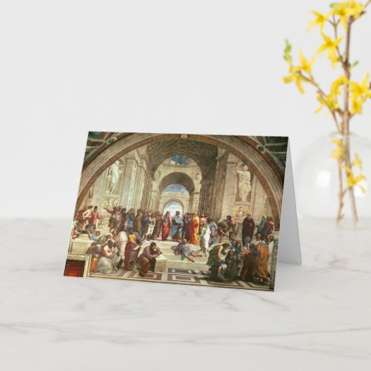 ラファエル – アテネ学校 カード (黄色い花)