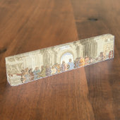 ラファエル – アテネ学校 デスクネームプレート (側面)