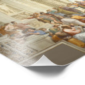 ラファエル – アテネ学校 フォトプリント            (角)