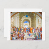 ラファエル・アテネ学校 ポストカード (正面/裏面)