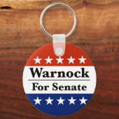 ラファエル・ウォーノック氏を2022年アメリカ合衆国上院議員に再選する キーホルダー (正面)