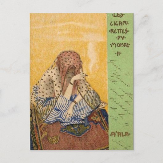 ラファエル・カーチナーによる世界のタバコ ポストカード (正面)