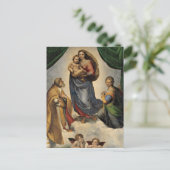 ラファエル – ザシスティーナマドンナ ポストカード (スタンド正面)