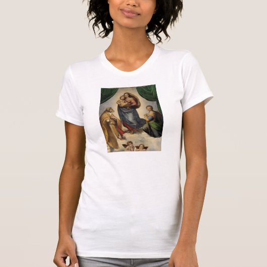 ラファエル – ザシスティーナマドンナ Tシャツ (正面)