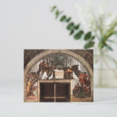 ラファエル：スタンザデルのエリオドールのボルセナの塊 ポストカード (スタンド正面)