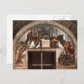 ラファエル：スタンザデルのエリオドールのボルセナの塊 ポストカード (正面/裏面)