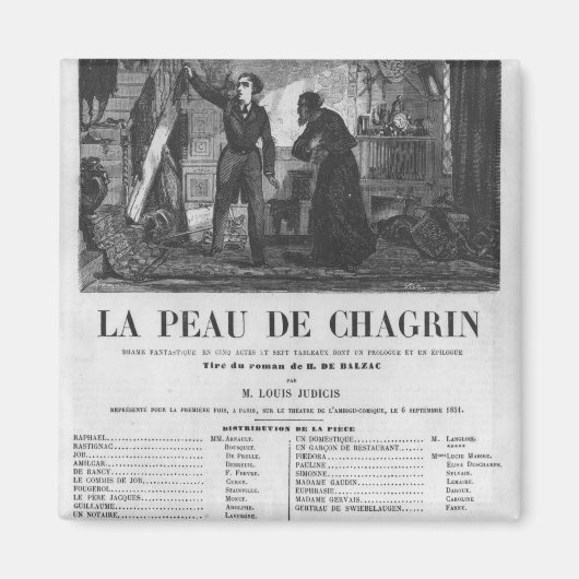 ラファエル・デ・ヴァレンティンと店主 マグネット (正面)