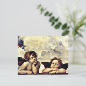 ラファエル:プッティ、シスチン・マドンナ詳細、 カード (スタンド正面)