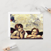 ラファエル:プッティ、シスチン・マドンナ詳細、 カード (正面/裏面インサイチュ)